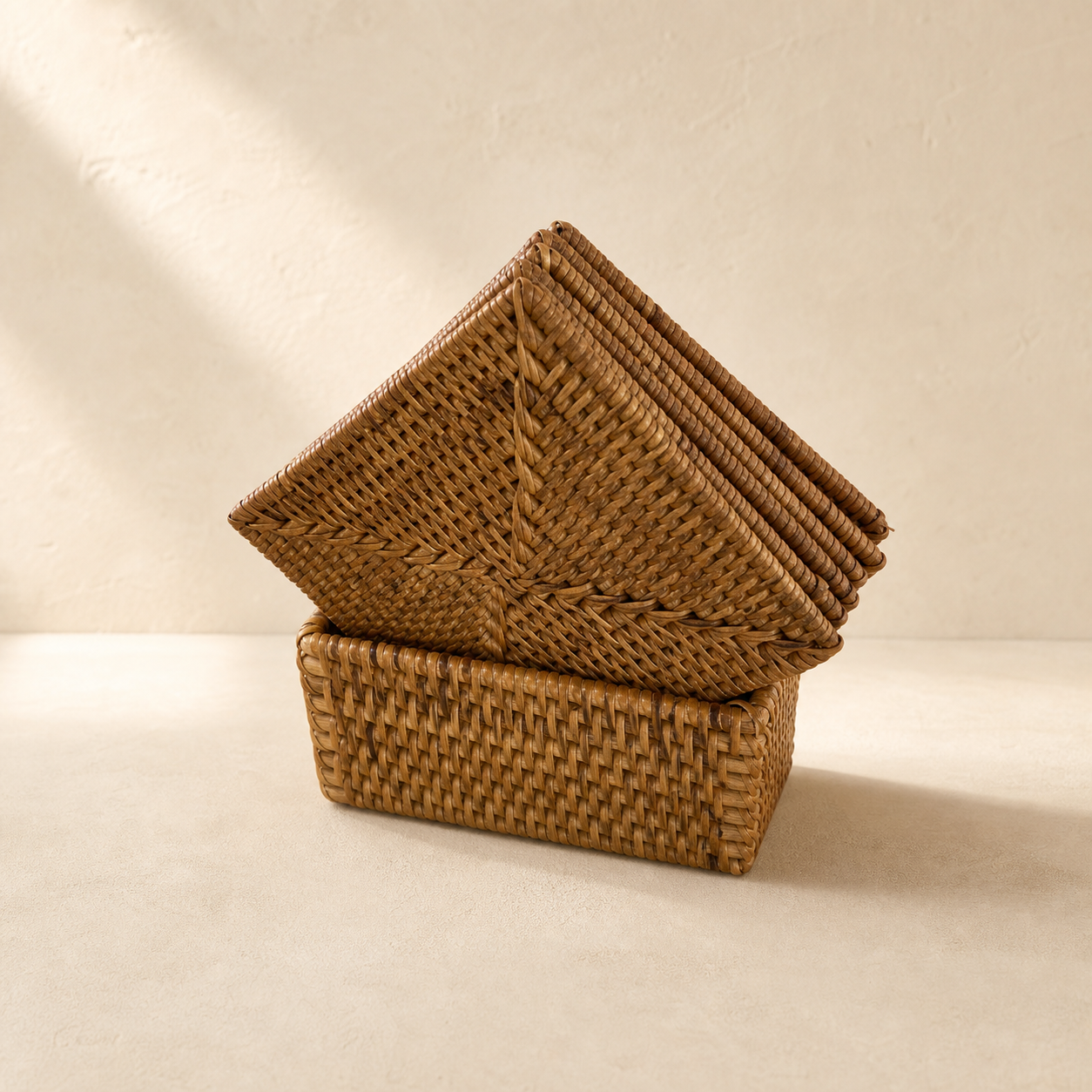 Rattan Bardak Altlığı Set katalog görseli